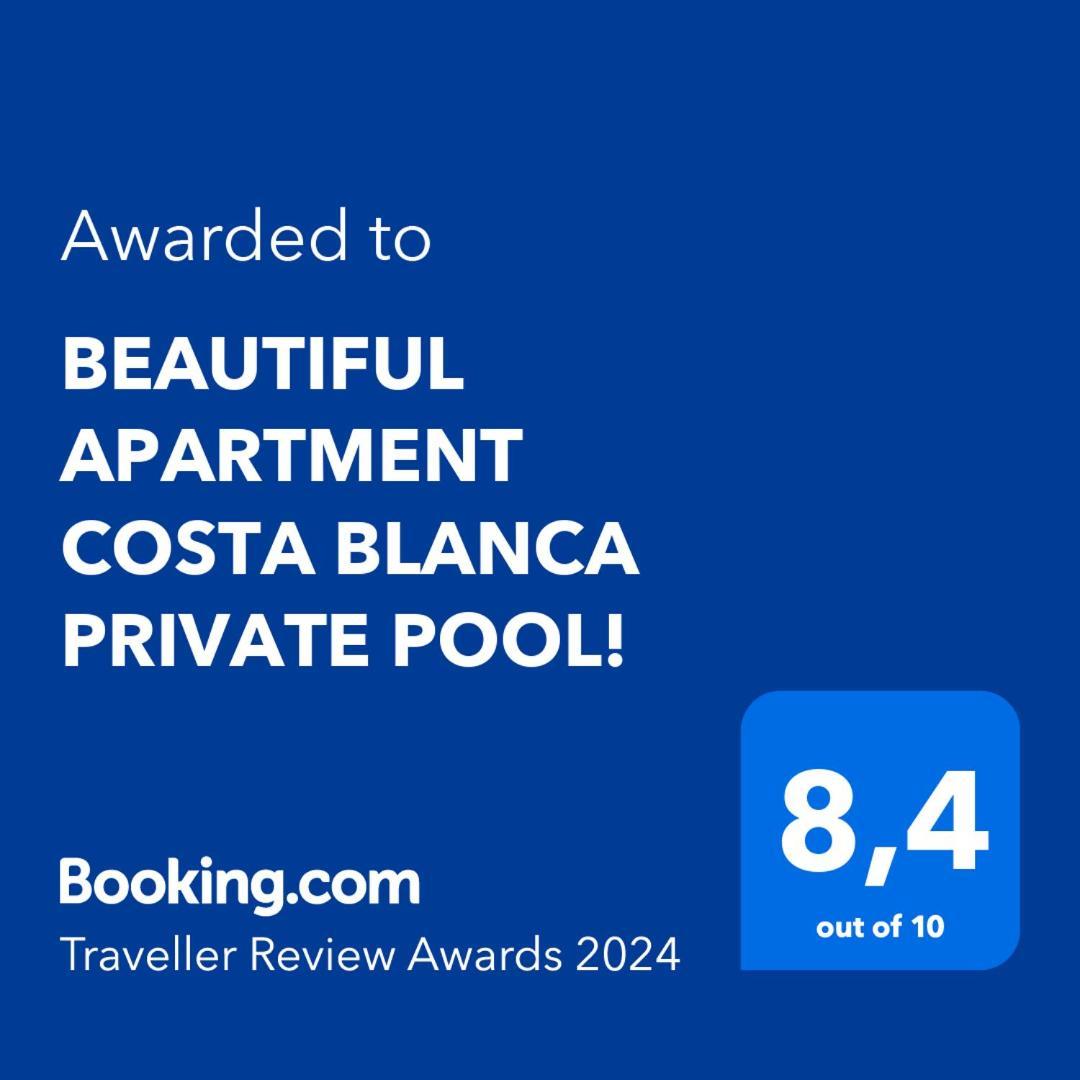 Beautiful Apartment Costa Blanca Private Pool! Oliva Exterior foto